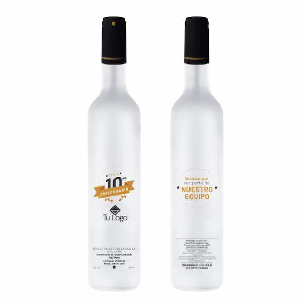 Piscos personalizados para empresas y eventos corporativos